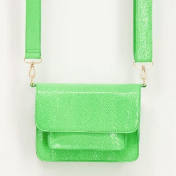 MY JEWELLERY | Croco schoudertas Fel groen